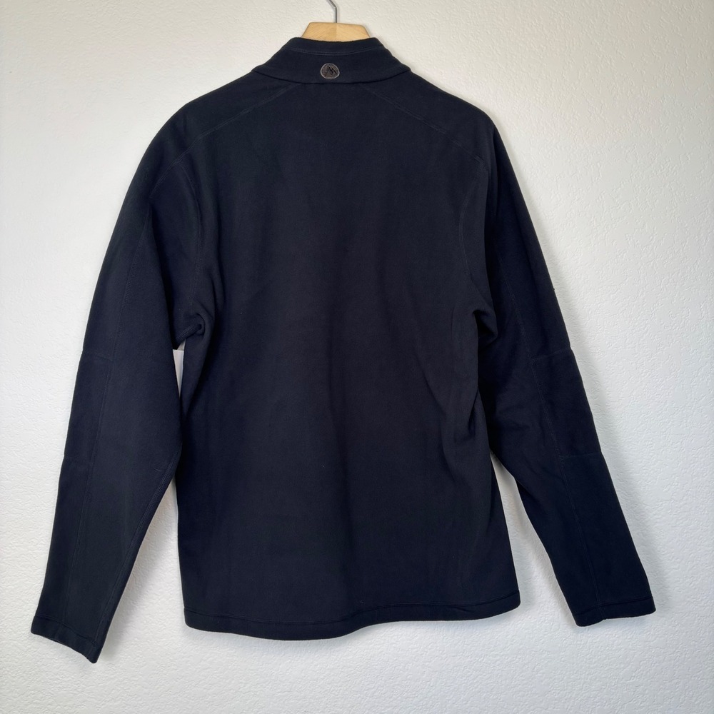 Marmot Rocklin Full Zip Fleece Jacket Mens Medium Black 901075 NWT - Picture 4 of 16